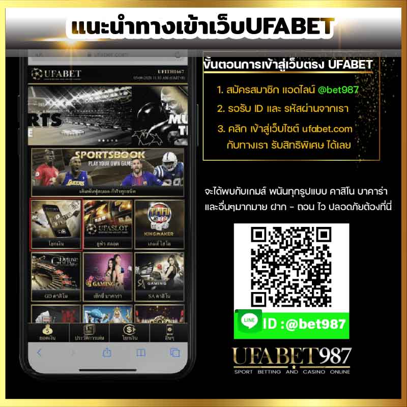 แนะนำทางเข้าเว็บUFABET